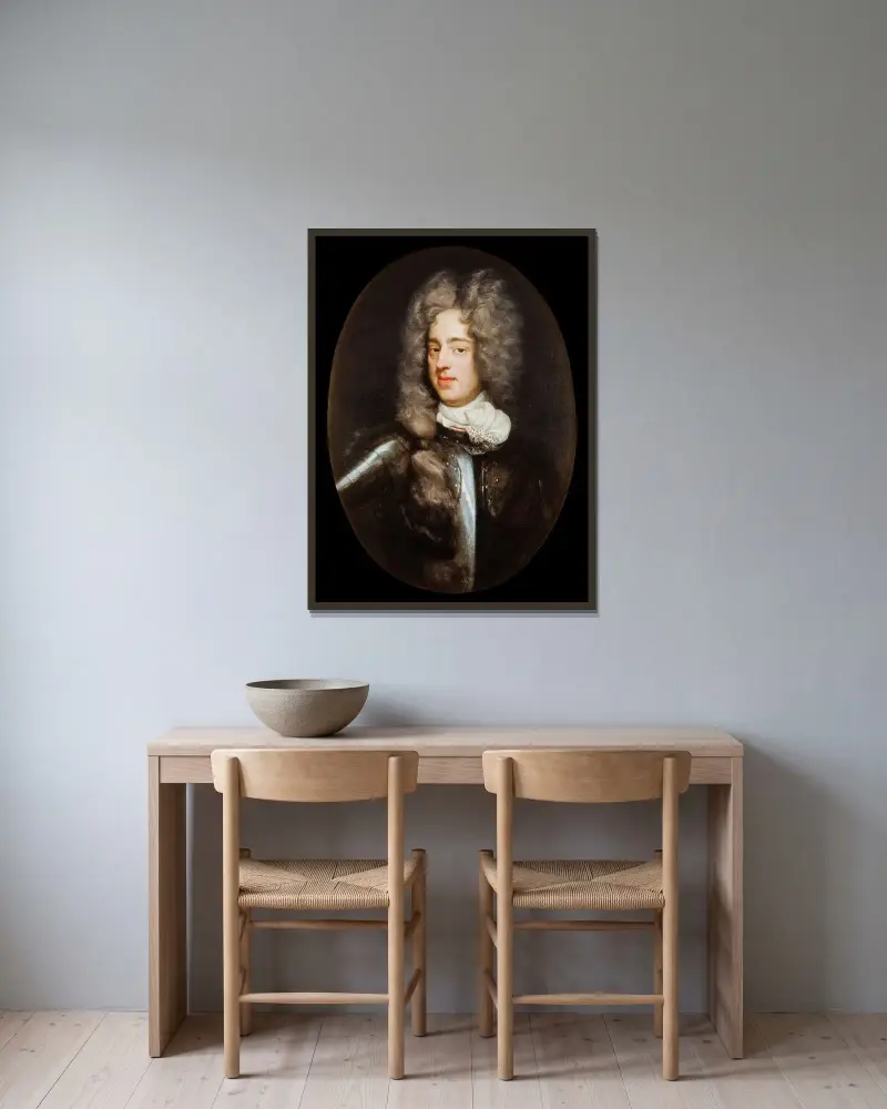 Abraham Brahe von David Teniers The Younger gerahmt an einer Wand