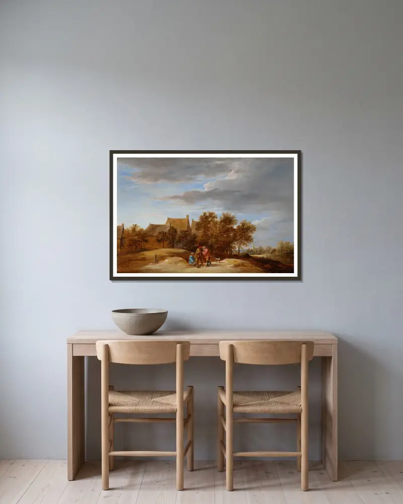 Przy drodze, David Teniers The Younger w ramie na ścianie