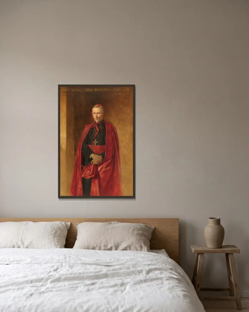 Kardinál James Gibbons, Théobald Chartran v rámu na stěně