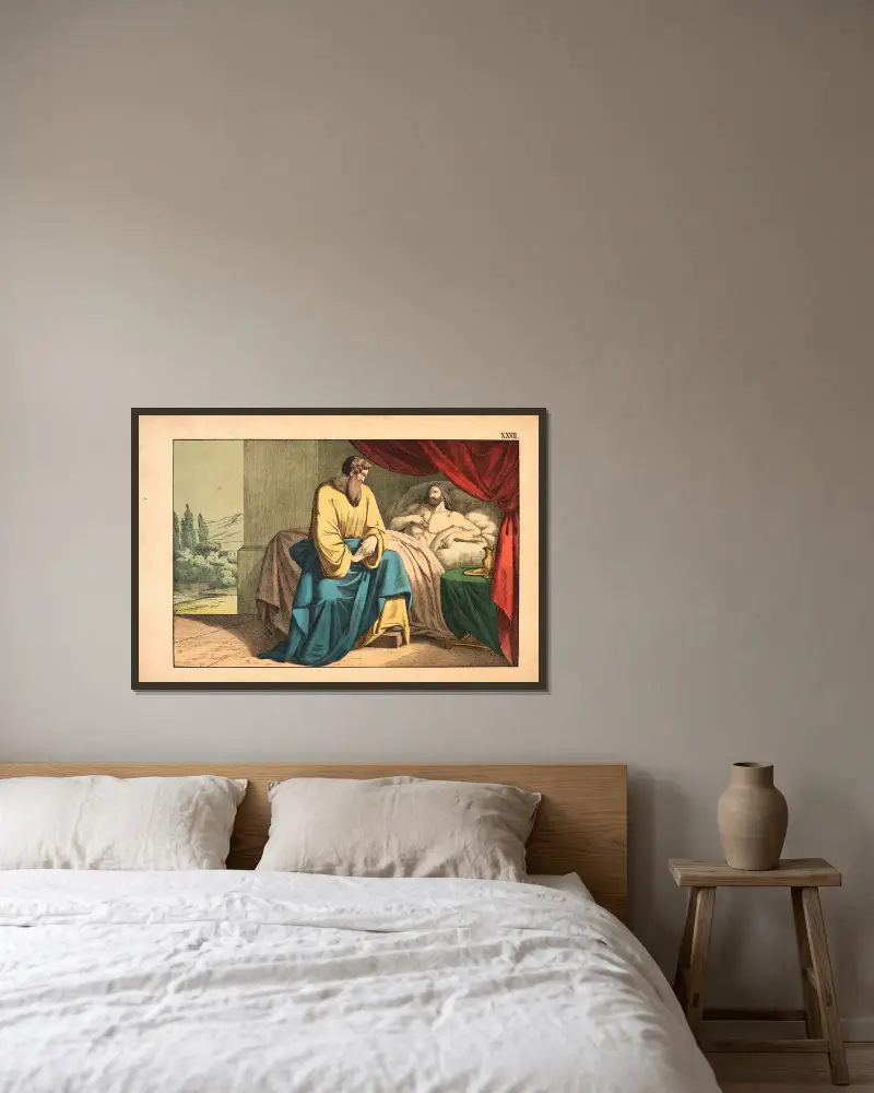 Izajáš a Chizkijáš, Theodor Eckardt v rámu na stěně