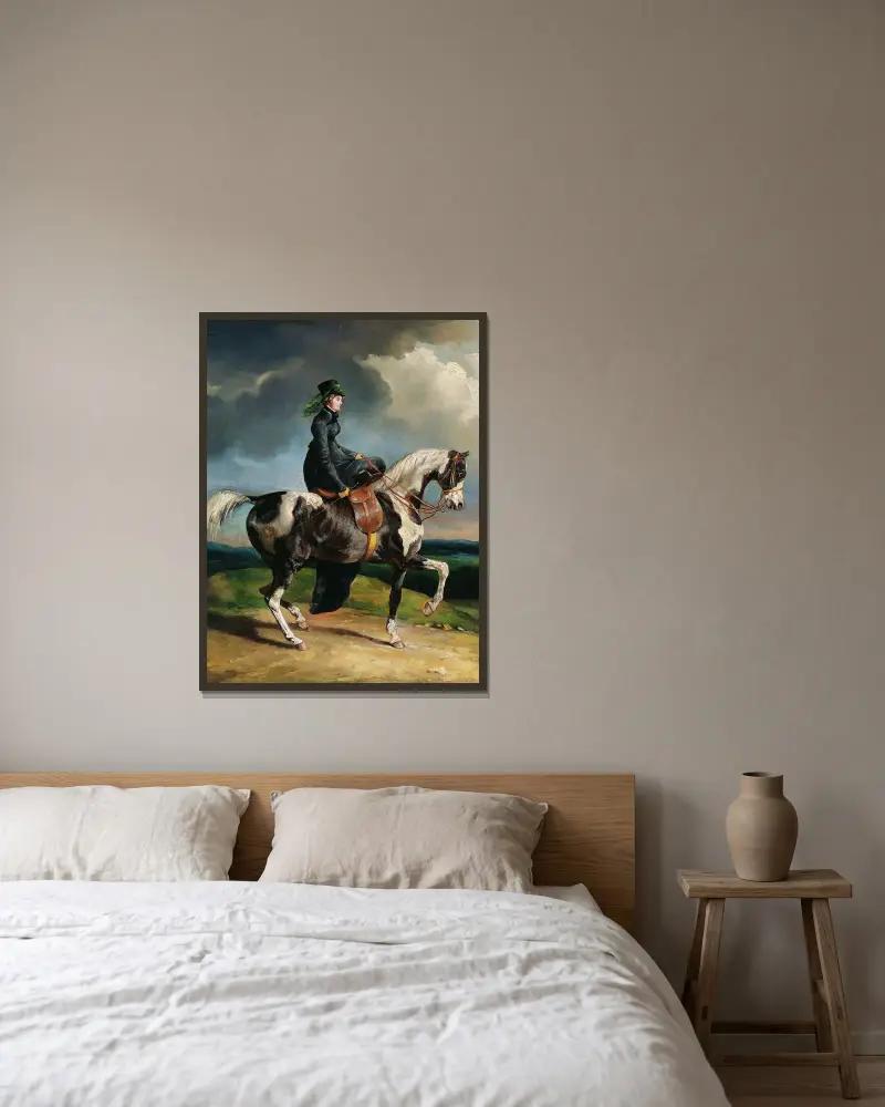 Jeźdźczyni, Théodore Géricault w ramie na ścianie