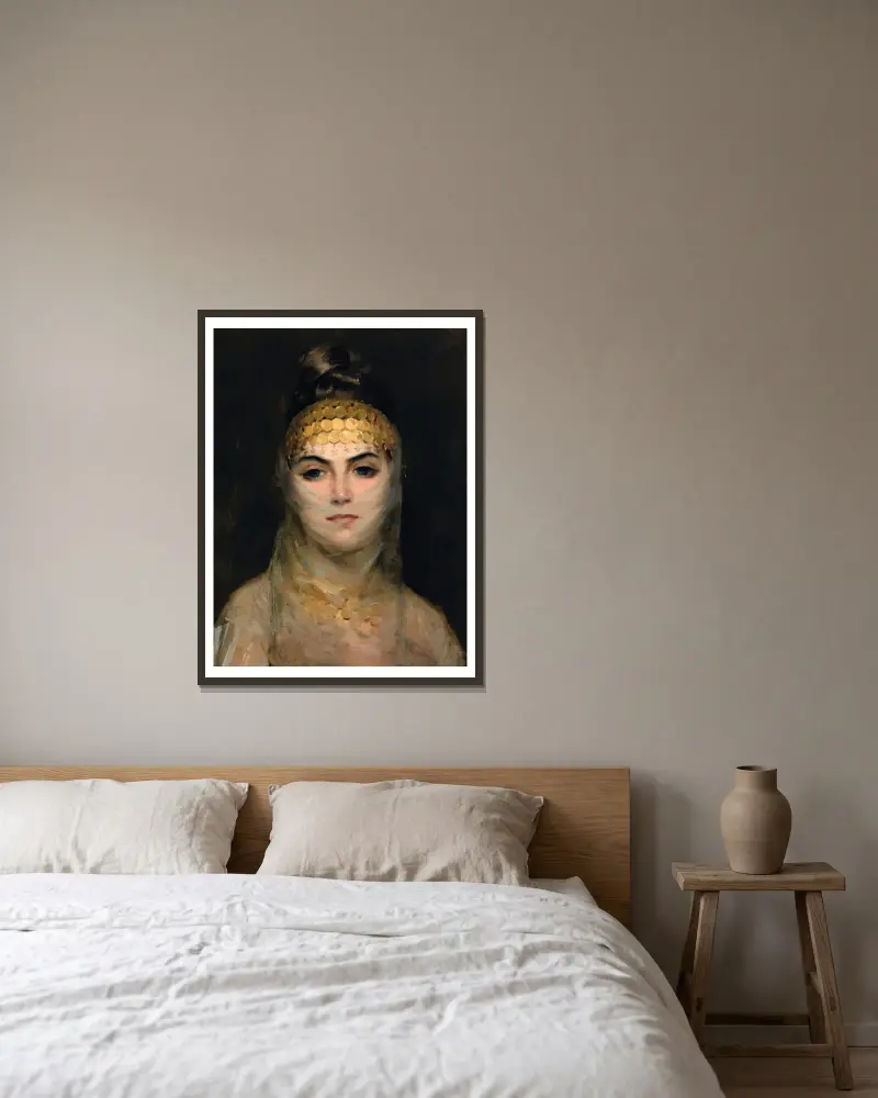 Odaliska, Theodoros Ralli v rámu na stěně