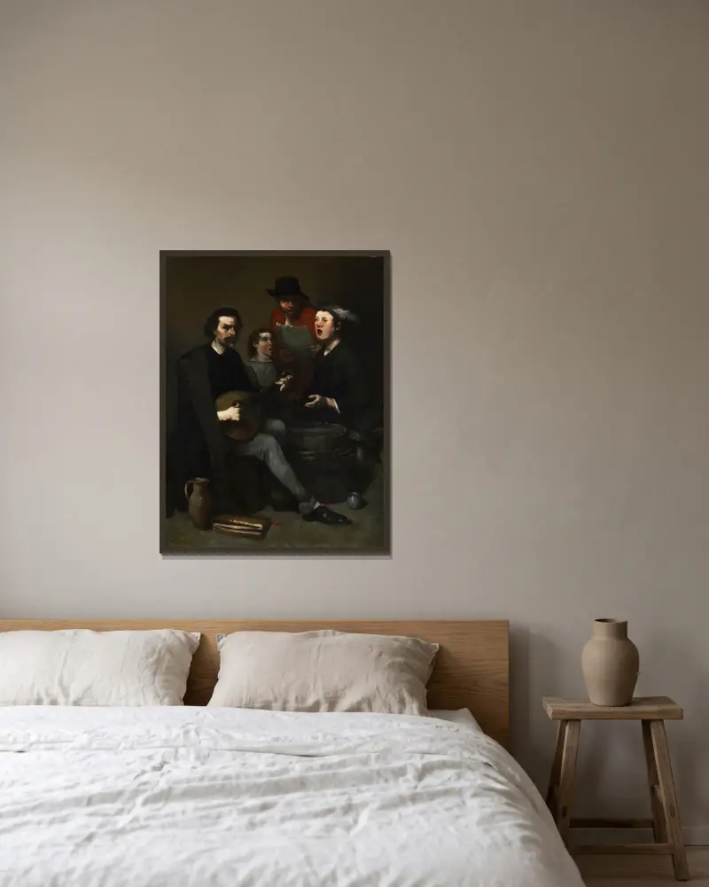 Zpěváci, Théodule Ribot v rámu na stěně