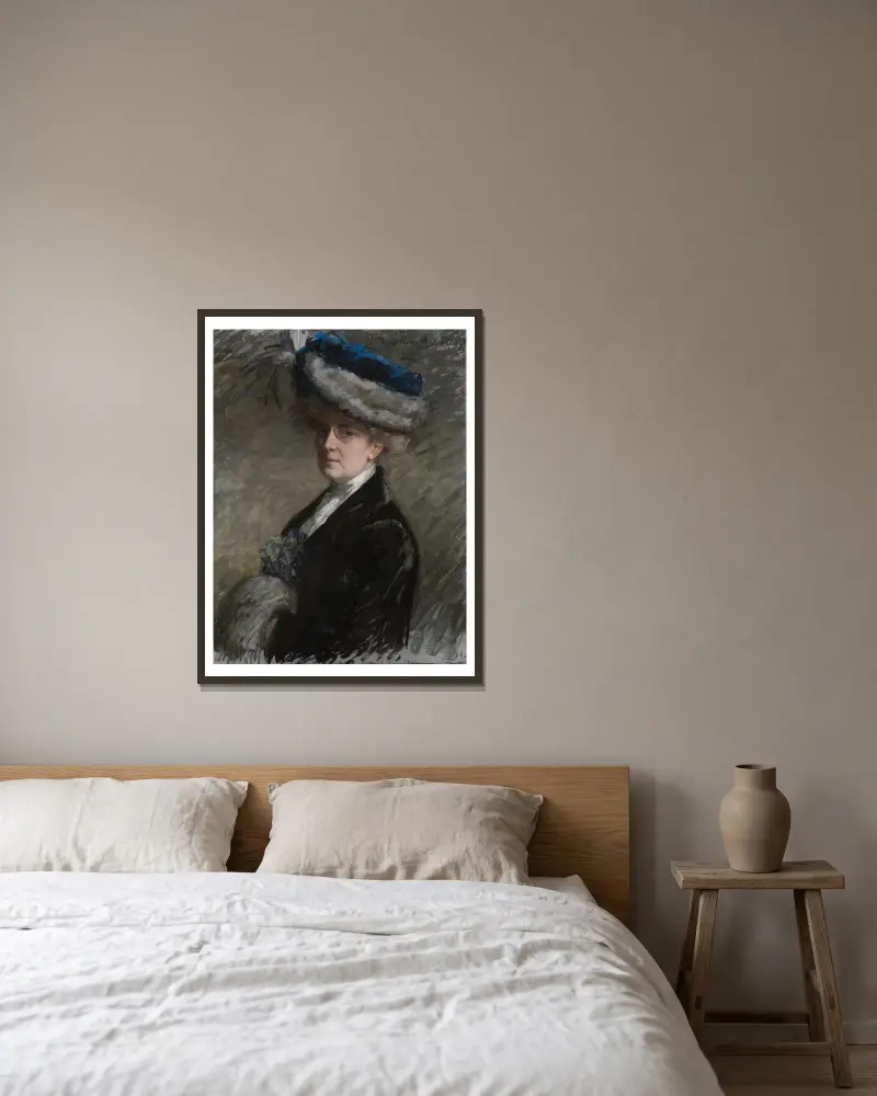 Autoportret, Thérèse Schwartze w ramie na ścianie