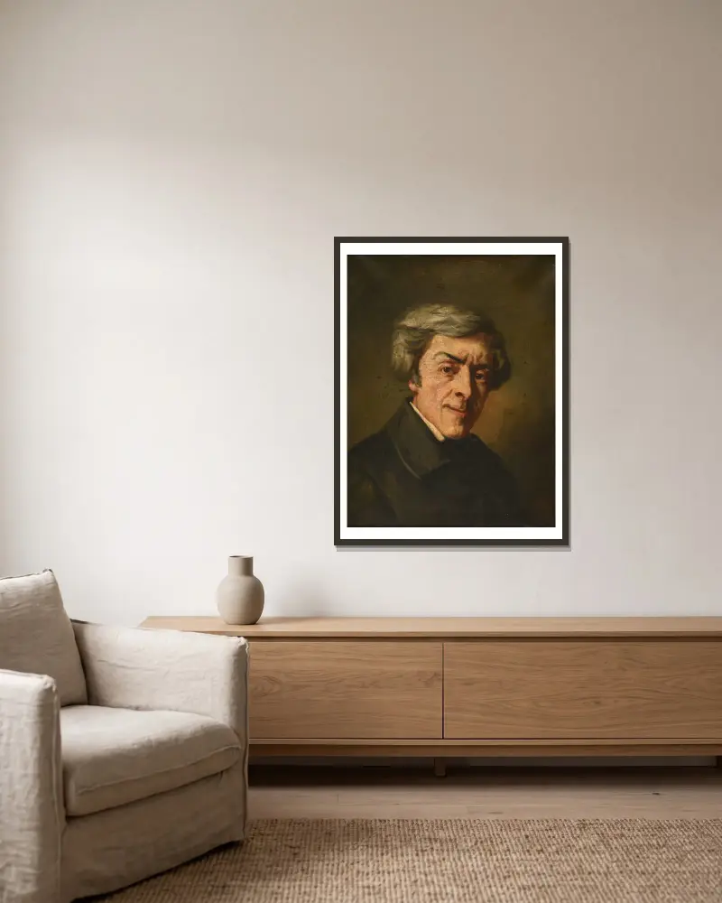 Jules Michelet, Thomas Couture v rámu na stěně