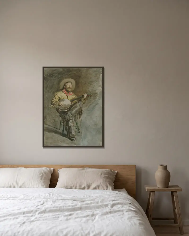 Zpívající kovboj, Thomas Eakins v rámu na stěně