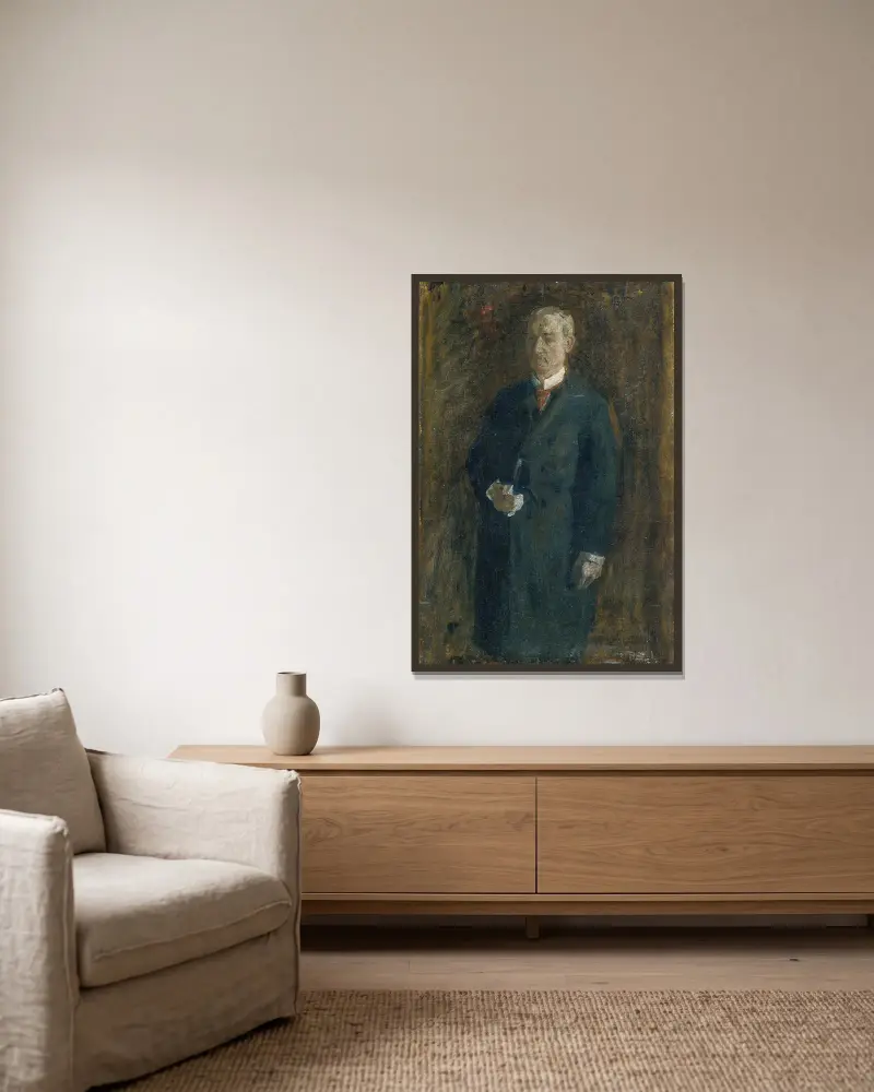 James MacAlister (skica), Thomas Eakins v rámu na stěně