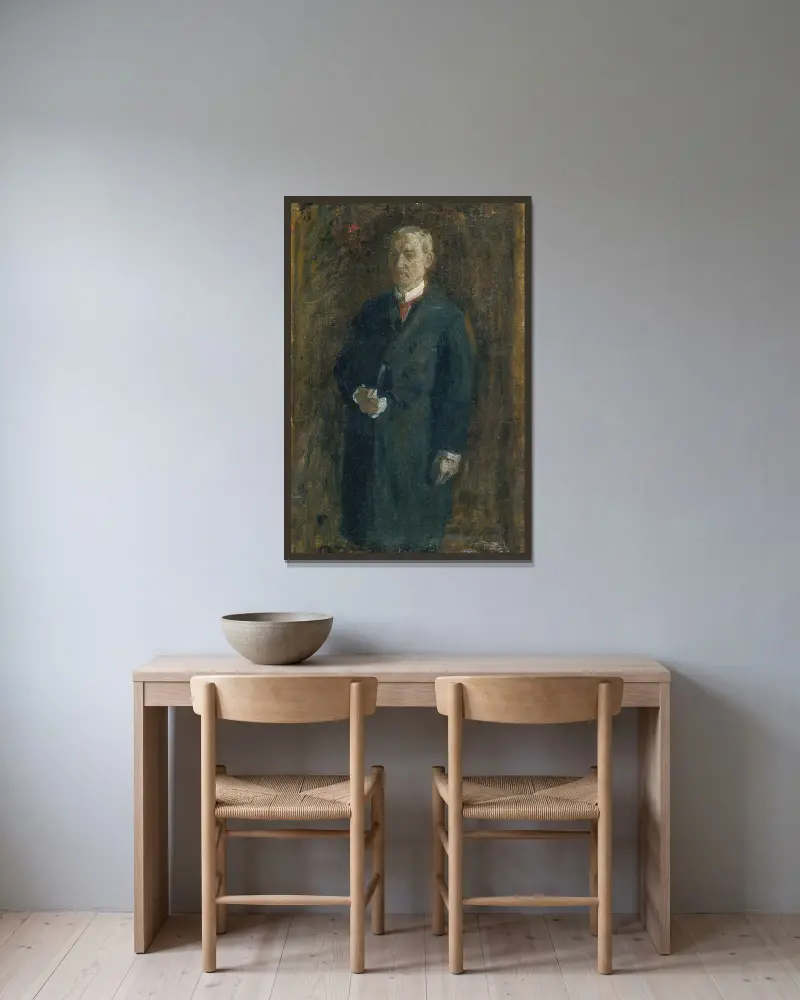 James MacAlister (skica), Thomas Eakins v rámu na stěně