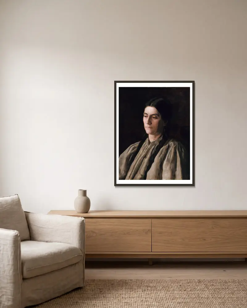 Matka (Annie Williams Gandy), Thomas Eakins v rámu na stěně