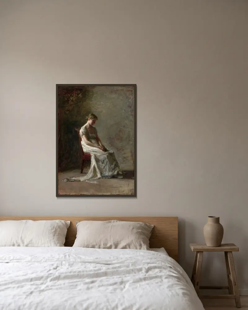 Retrospection von Thomas Eakins gerahmt an einer Wand