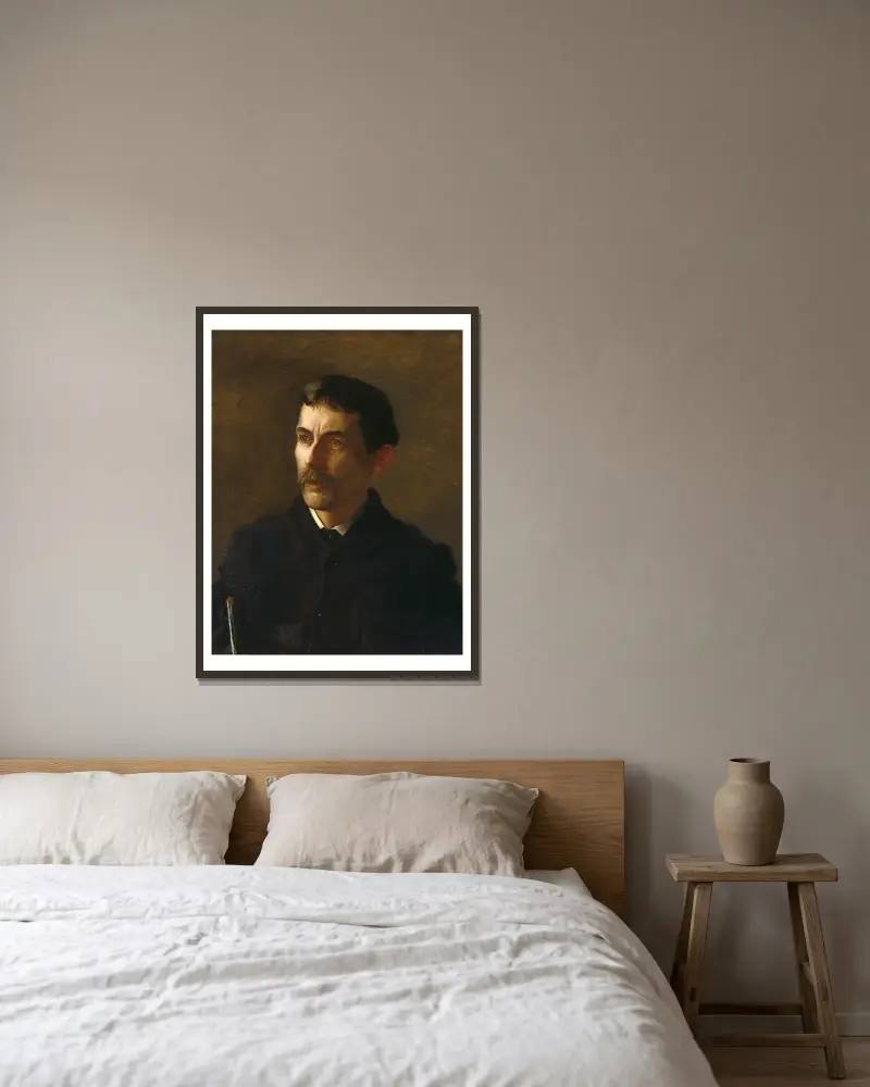 Talcott Williams von Thomas Eakins gerahmt an einer Wand