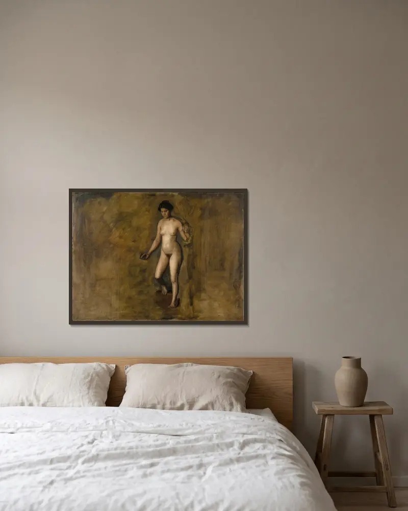 William Rushův model, Thomas Eakins v rámu na stěně