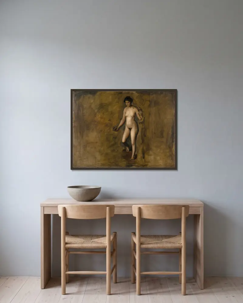 William Rushův model, Thomas Eakins v rámu na stěně
