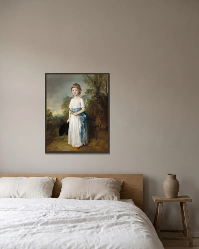 Meister John Heathcote von Thomas Gainsborough gerahmt an einer Wand