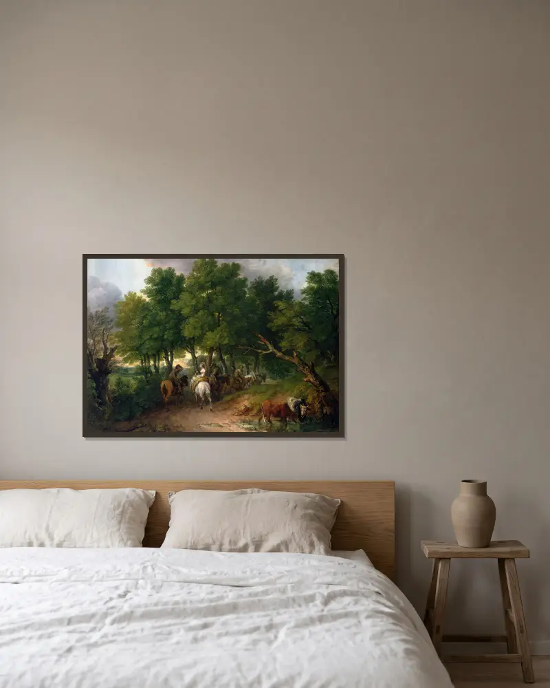 Droga z targu, Thomas Gainsborough w ramie na ścianie