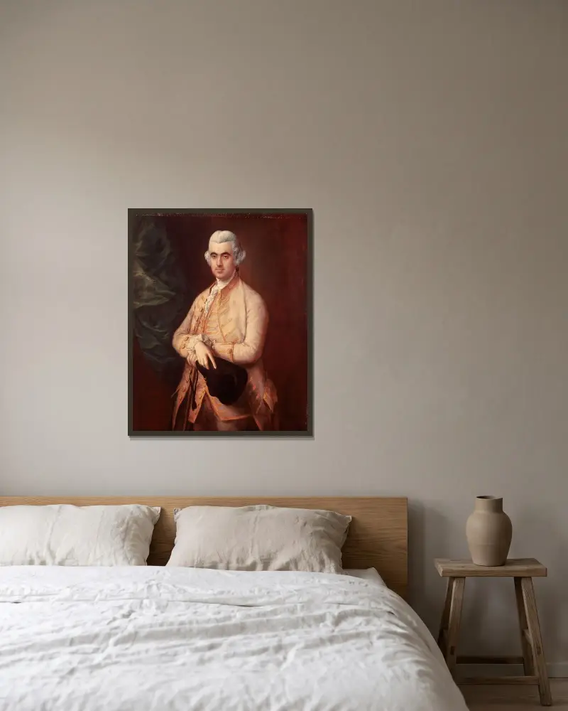 Sir Robert Clayton von Thomas Gainsborough gerahmt an einer Wand