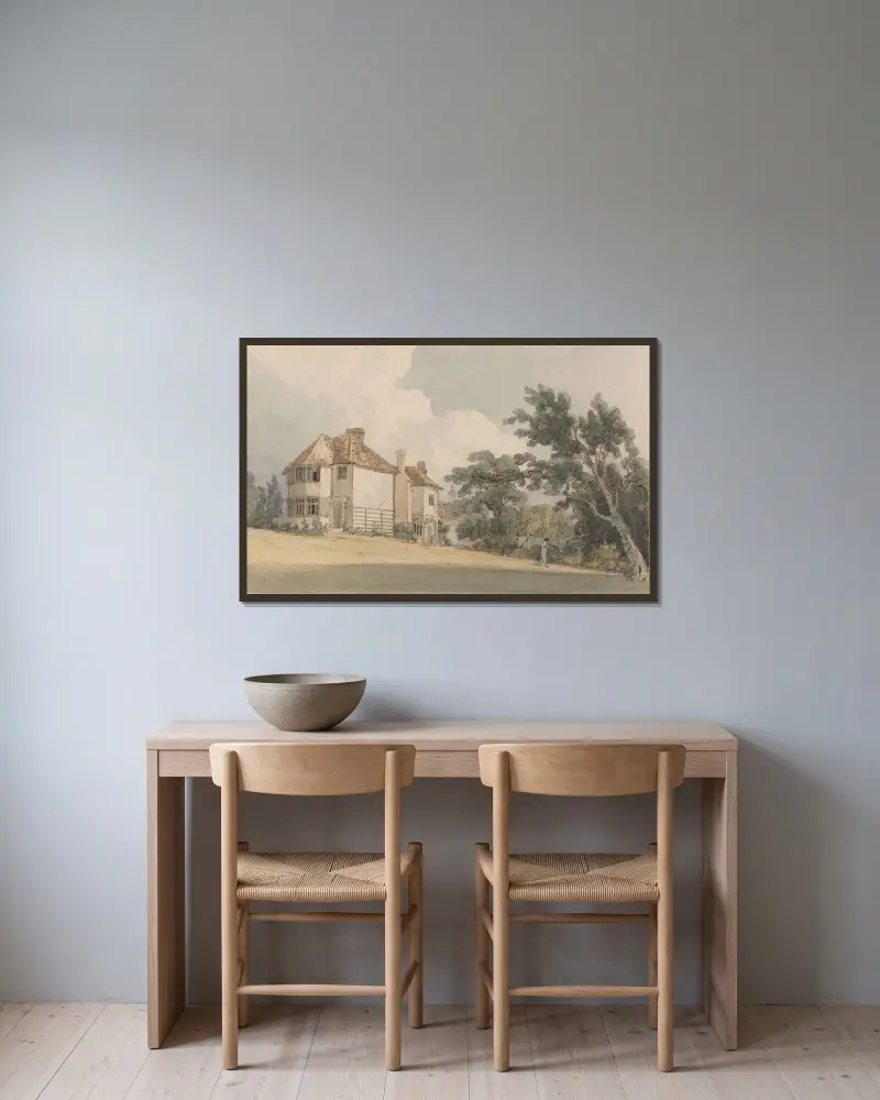 Country House, Thomas Girtin v rámu na stěně