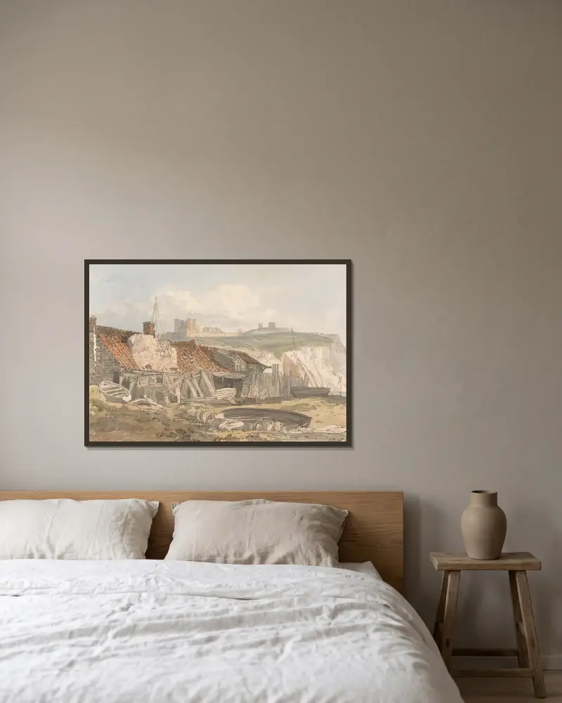 Dover von Thomas Girtin gerahmt an einer Wand