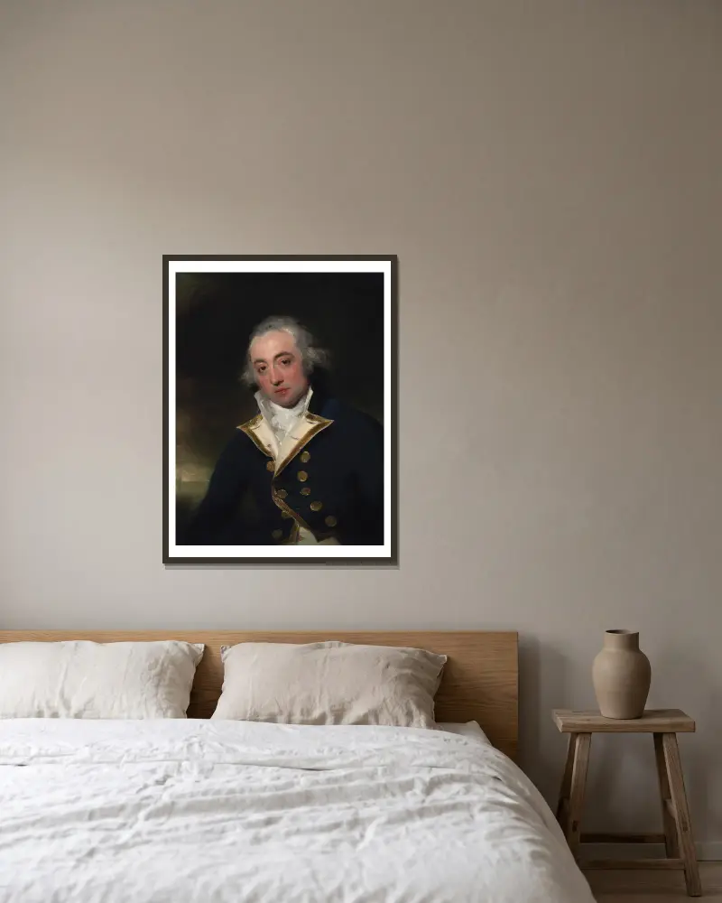 Admirál John Markham, Sir Thomas Lawrence v rámu na stěně