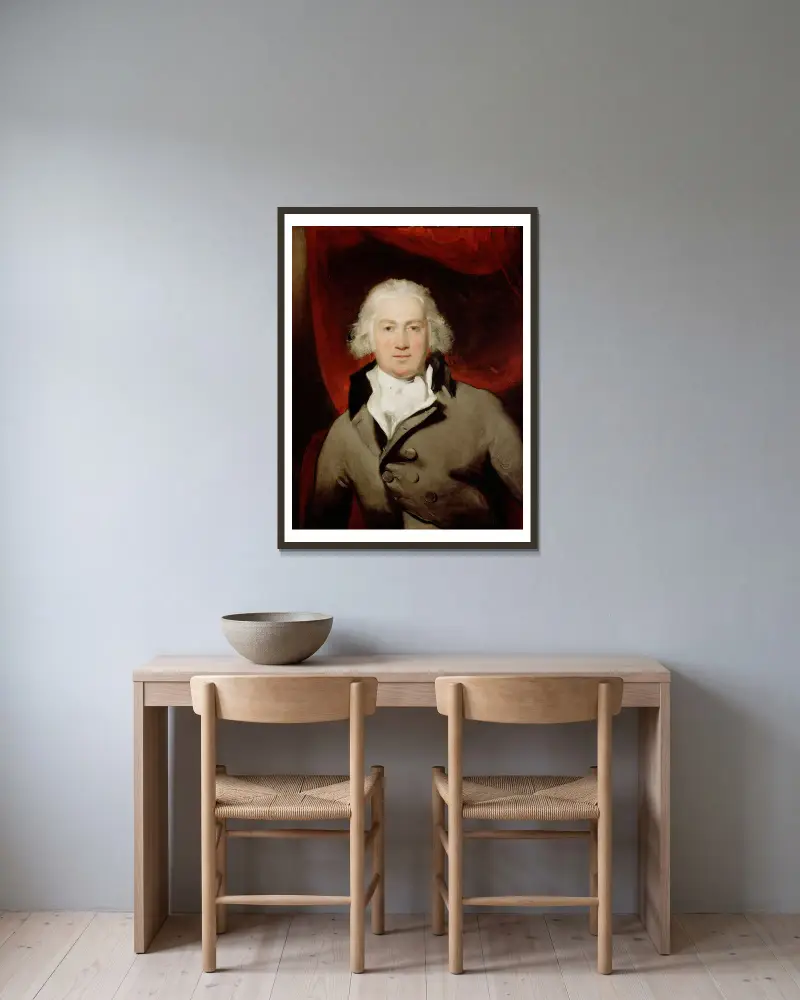 Ewan Law, M.P., Sir Thomas Lawrence v rámu na stěně