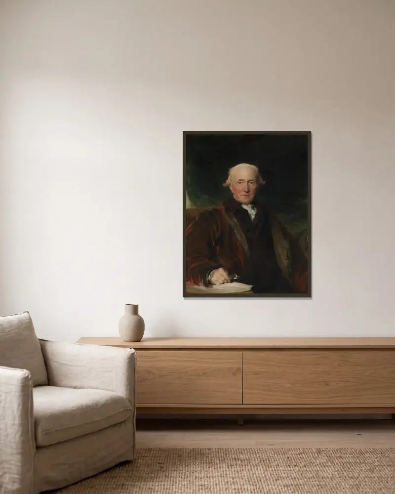 John Julius Angerstein von Sir Thomas Lawrence gerahmt an einer Wand