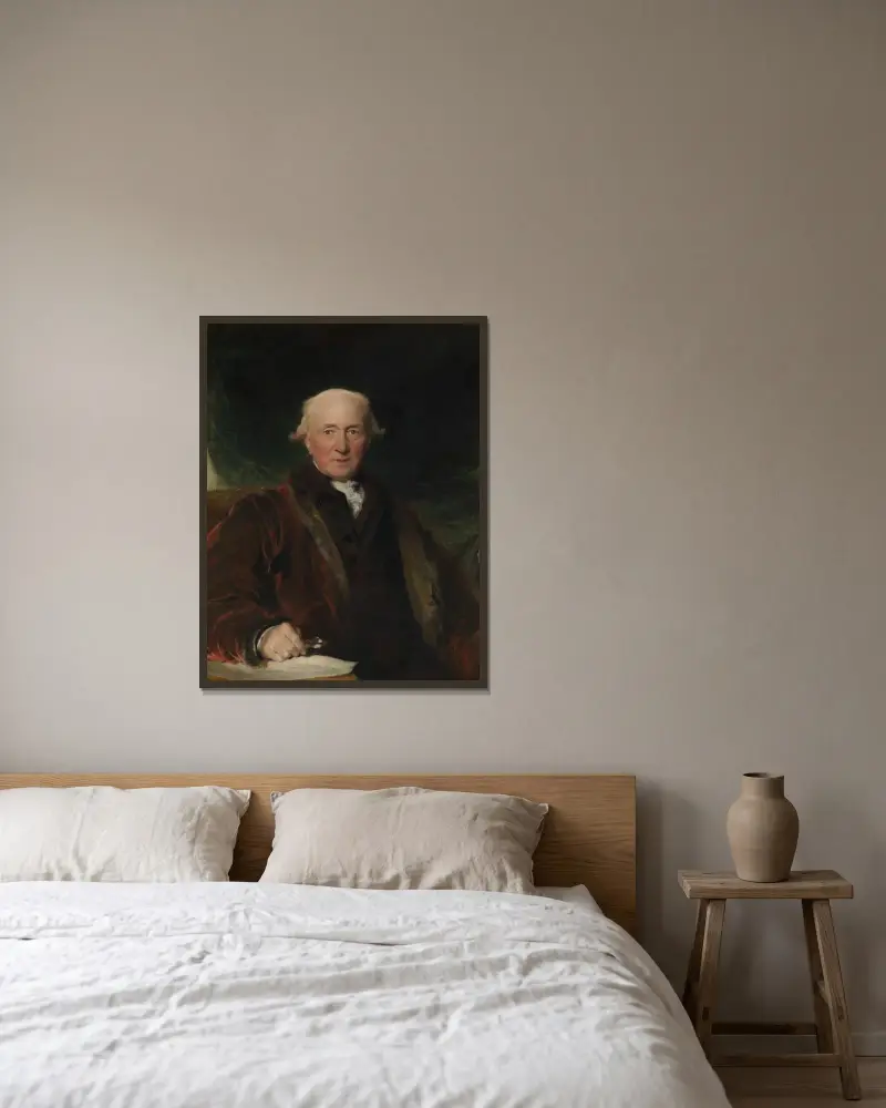 John Julius Angerstein von Sir Thomas Lawrence gerahmt an einer Wand