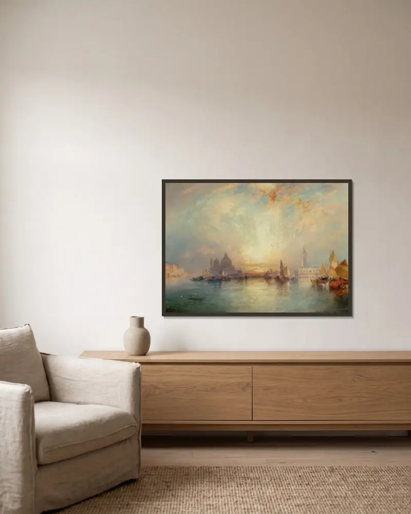 Venetian Scene, Thomas Moran w ramie na ścianie