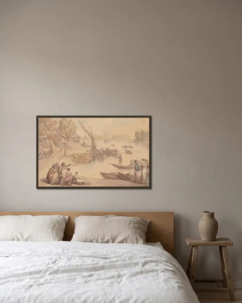 Richmond, Thomas Rowlandson w ramie na ścianie