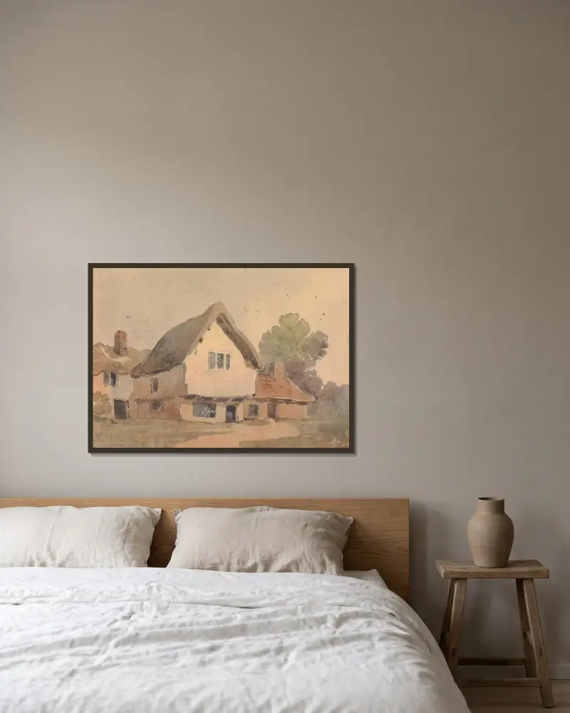 Landhaus von Thomas Sully gerahmt an einer Wand