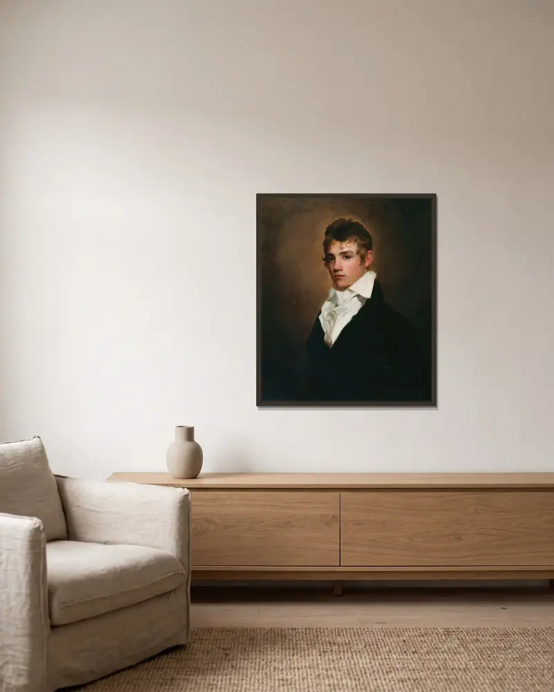 George Mifflin Dallas av Thomas Sully inramad på en vägg