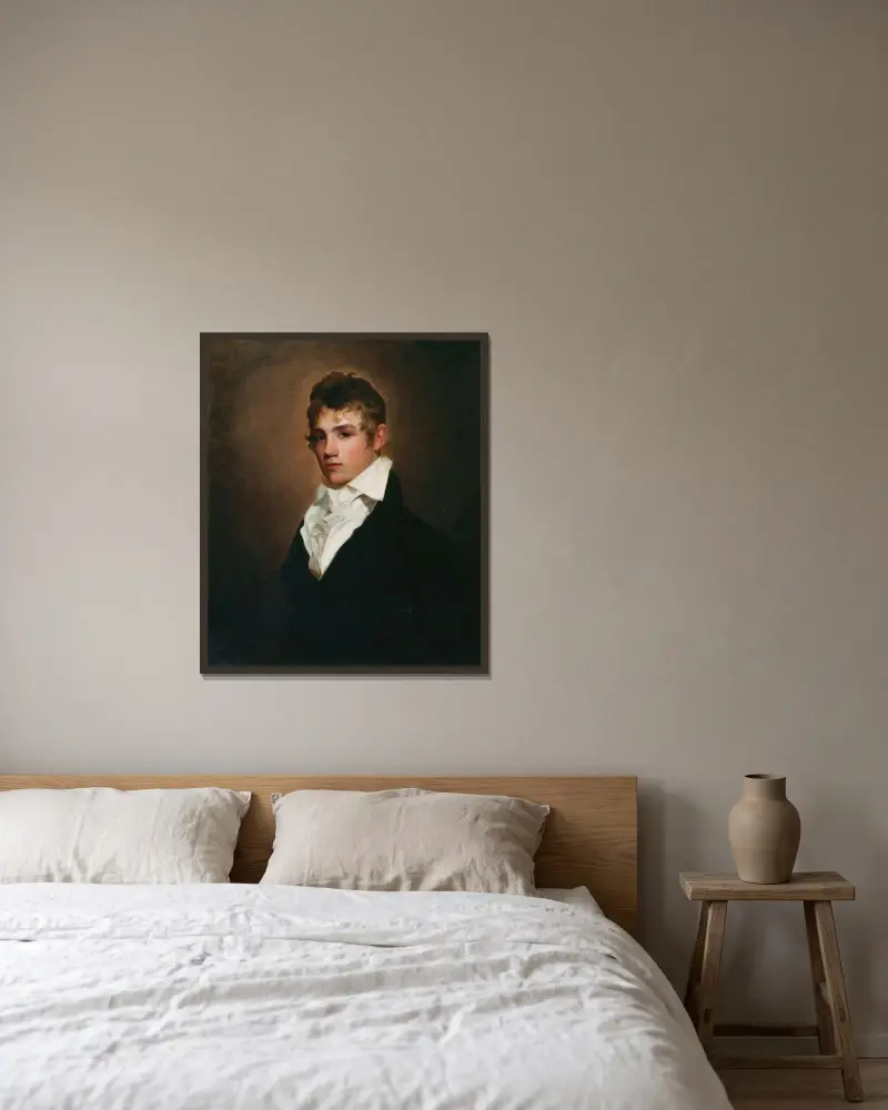 George Mifflin Dallas av Thomas Sully inramad på en vägg
