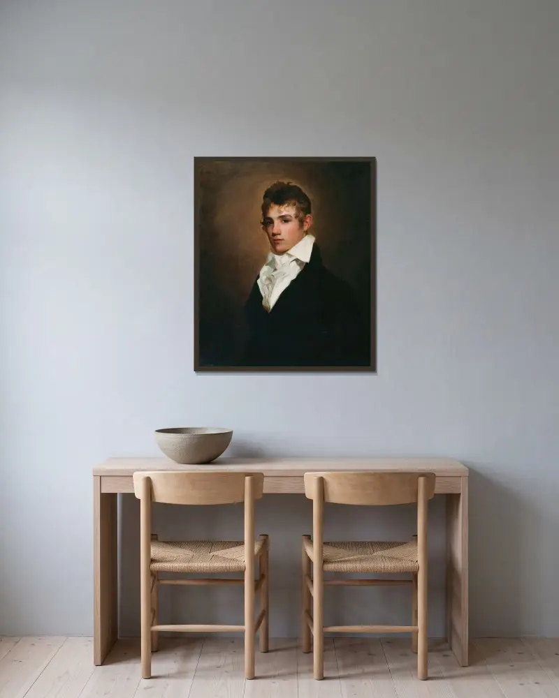 George Mifflin Dallas av Thomas Sully inramad på en vägg