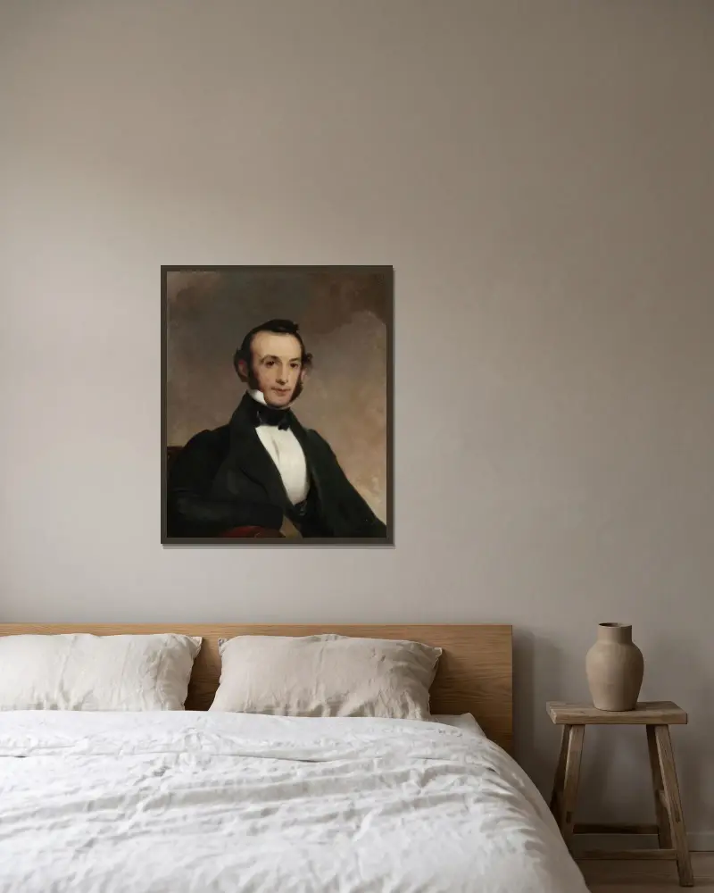 George Musgrave Giger av Thomas Sully inramad på en vägg