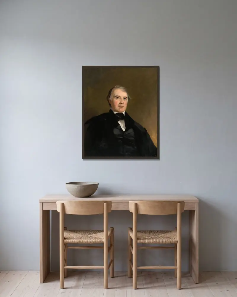 James Pollard Espy av Thomas Sully inramad på en vägg