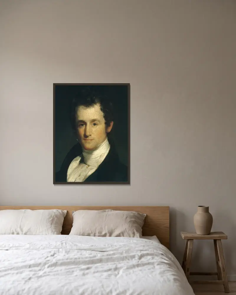 John Finley von Thomas Sully gerahmt an einer Wand