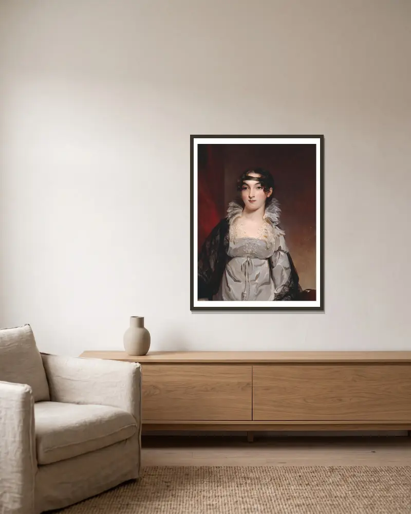 Paní Edward Hudsonová, Thomas Sully v rámu na stěně