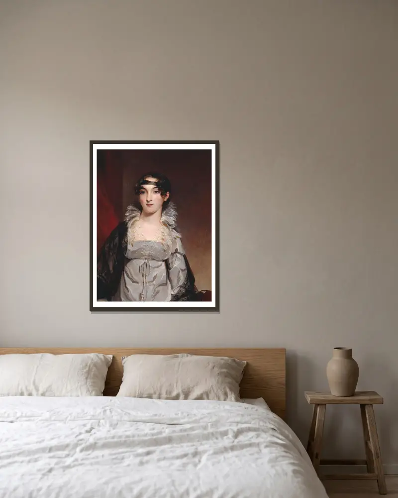 Paní Edward Hudsonová, Thomas Sully v rámu na stěně