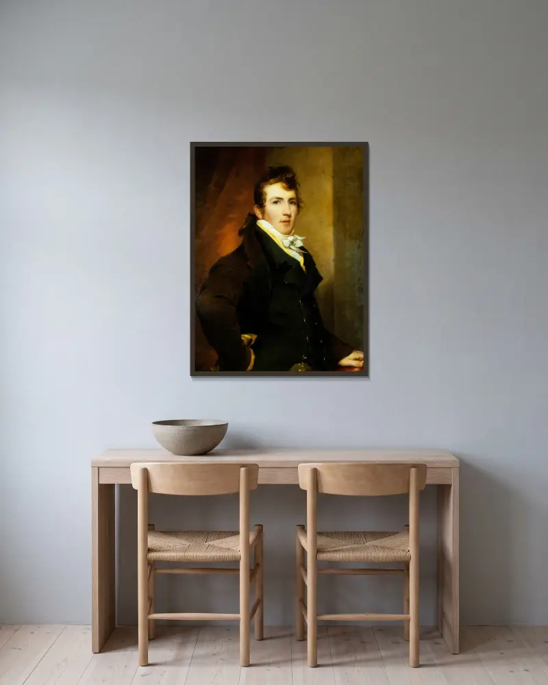 Portret Roberta Erwina Graya, Thomas Sully w ramie na ścianie