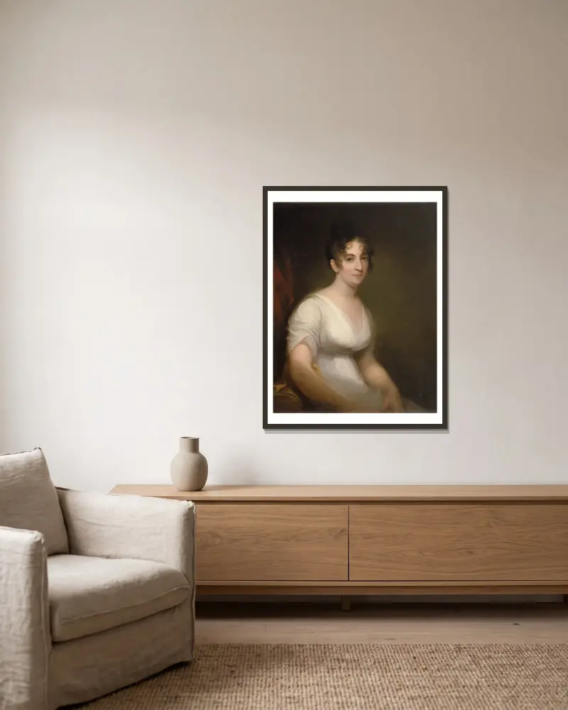 Sally Etting, Thomas Sully v rámu na stěně