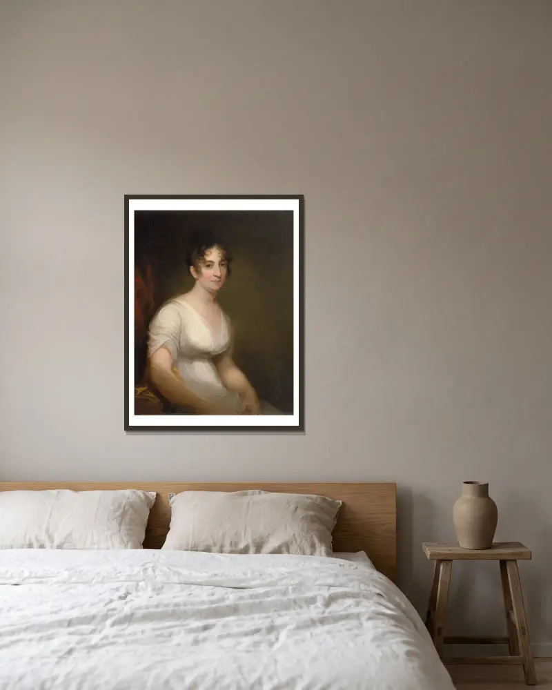 Sally Etting, Thomas Sully v rámu na stěně