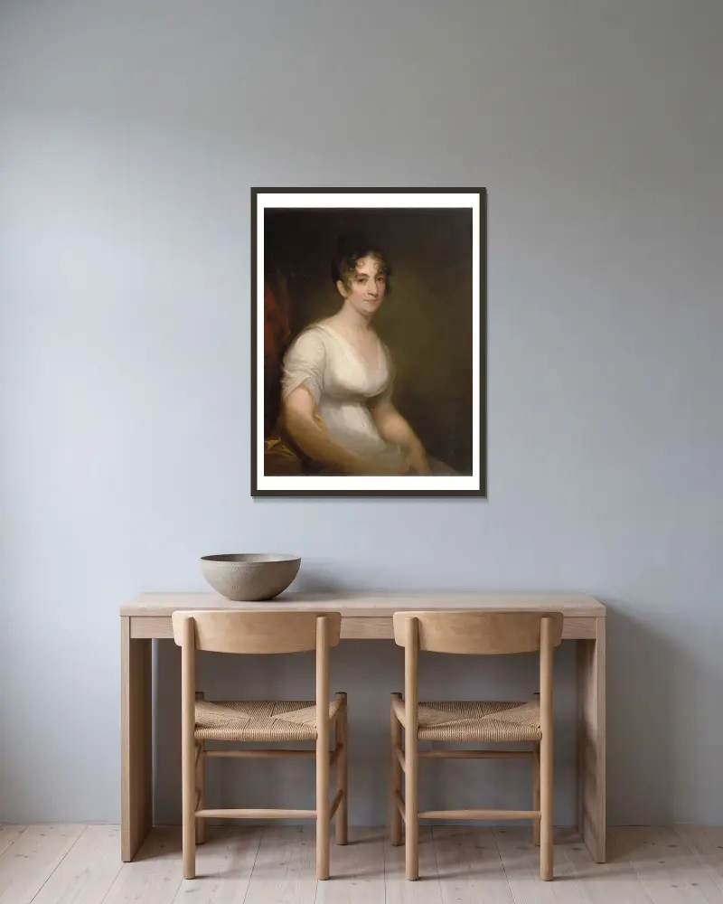 Sally Etting, Thomas Sully v rámu na stěně