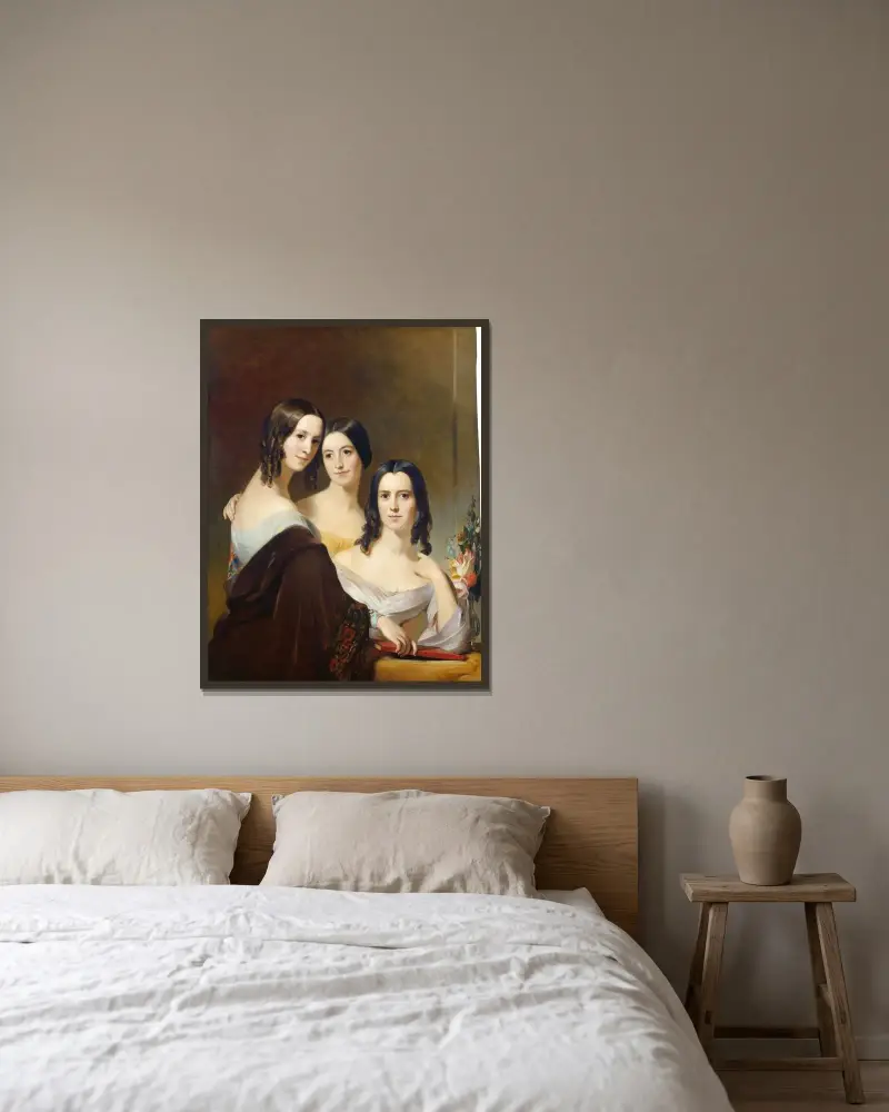Coleman-systrarna av Thomas Sully inramad på en vägg