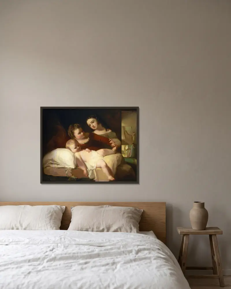The David Children, Thomas Sully w ramie na ścianie
