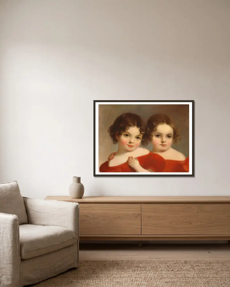 Sestry Lelandovy, Thomas Sully v rámu na stěně