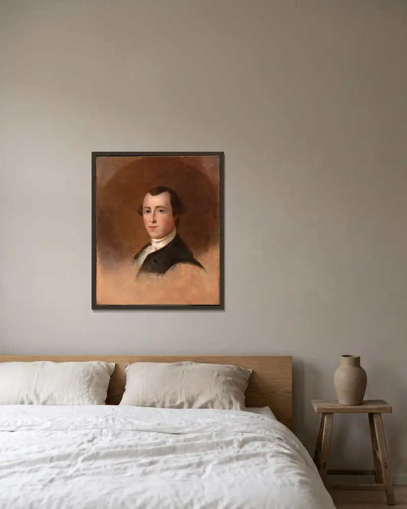 Thomas Heyward, Jr. av Thomas Sully inramad på en vägg