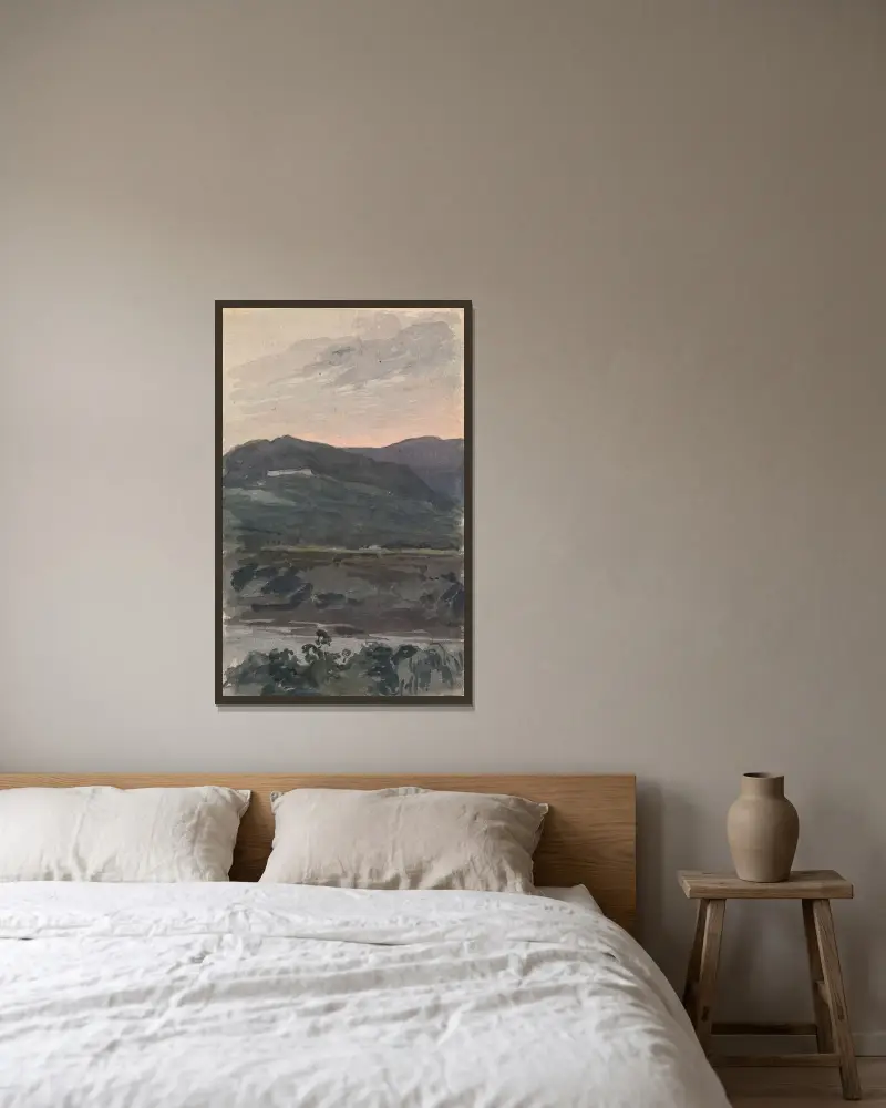 Twilight von Thomas Sully gerahmt an einer Wand