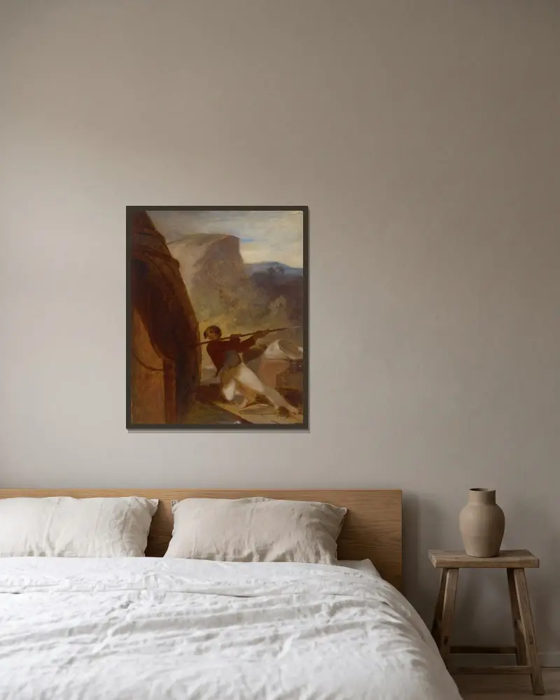 Besök vid vraket av Thomas Sully inramad på en vägg
