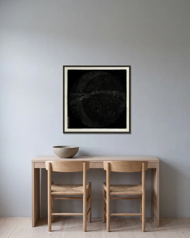 An original theory or new hypothesis of the universe, Plate XII av Thomas Wright inramad på en vägg