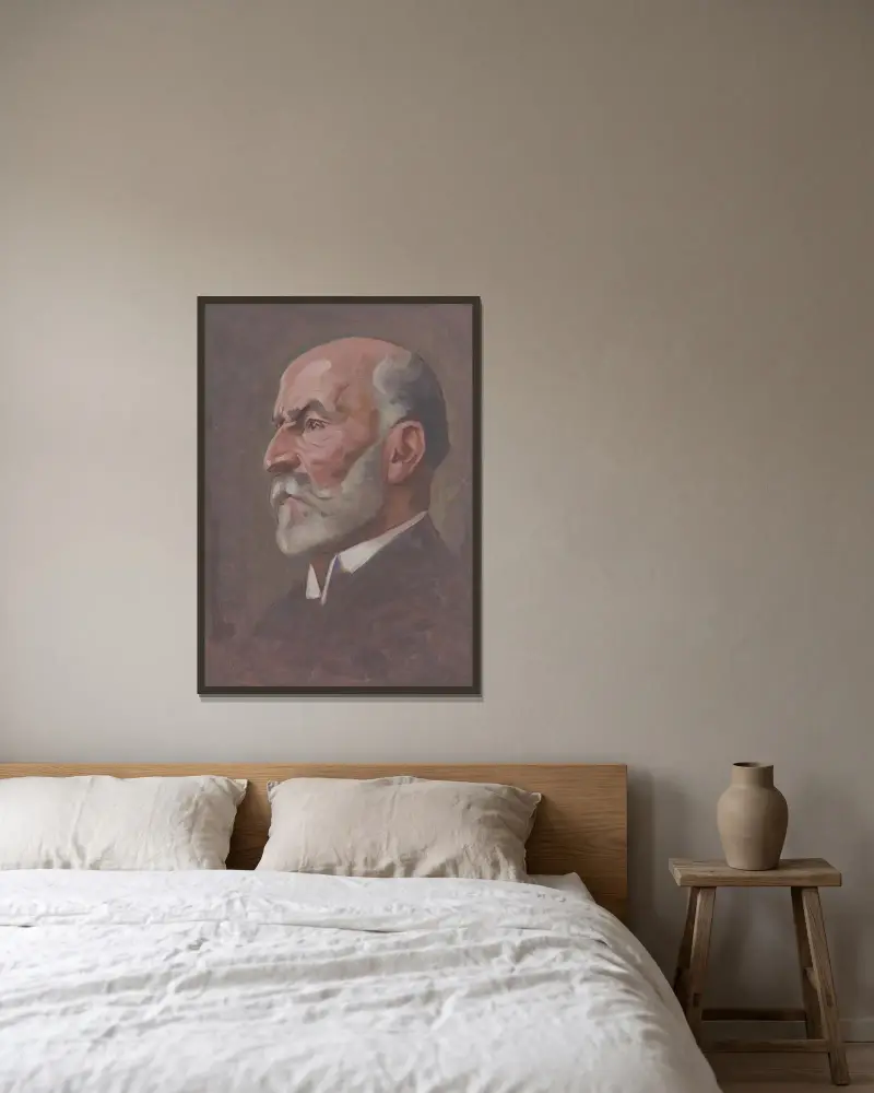 Dr. Jozef Škultéty von Milan Thomka Mitrovský gerahmt an einer Wand