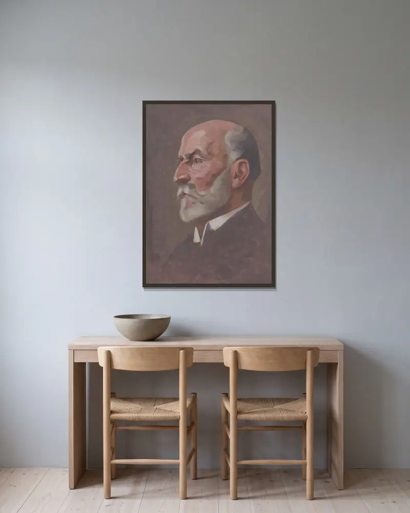 Dr. Jozef Škultéty von Milan Thomka Mitrovský gerahmt an einer Wand